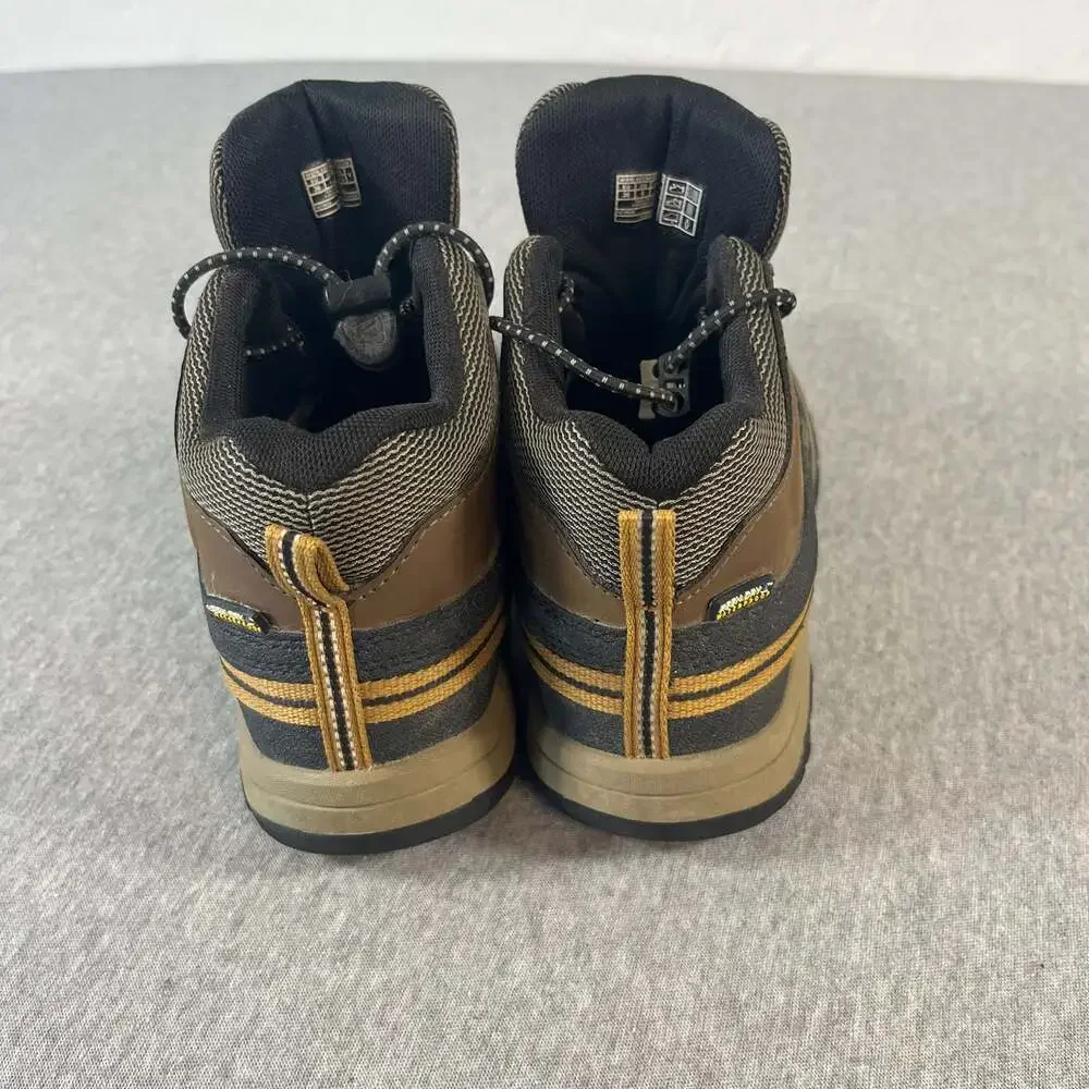 KEEN Black/Brown Targhee II Mid Waterproof Hiking Boots Youth Size 4
